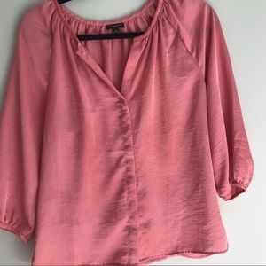 Peach blouse from Talbots